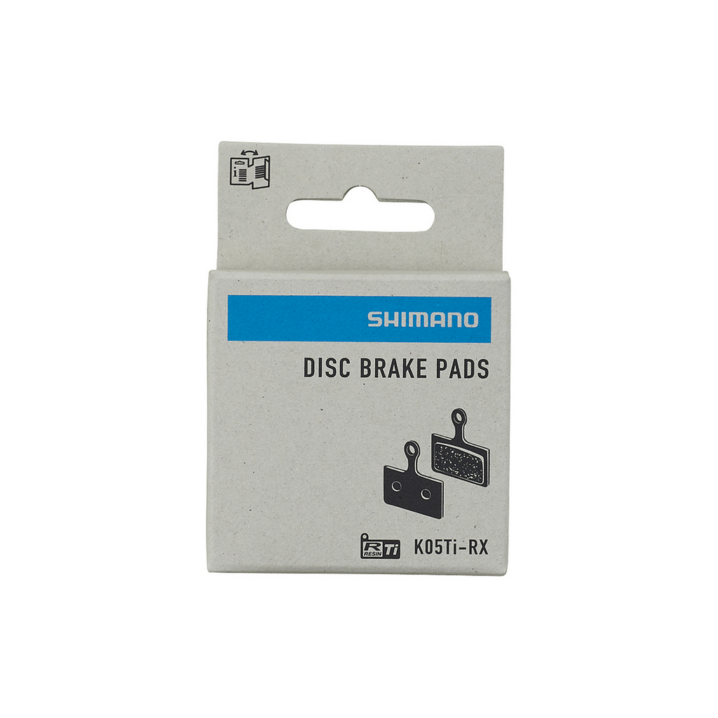 SHIMANO BP-K05Ti-RX Skivebremseklosser – Resin – Uten Kjøleribber – 1 Par